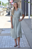 Heather Button Down Dress