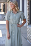 Heather Button Down Dress