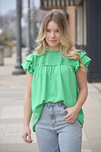 Hemsby Pleated Top