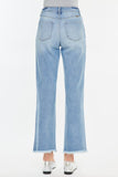 Almada High Rise Slim Wide Leg Jeans