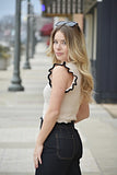 Poppy Ruffled Sleeve Sweater Vest