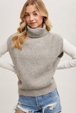 Eden Turtleneck Sleeveless Sweater