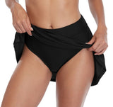 Black swim skirt  (built-in-briefs)