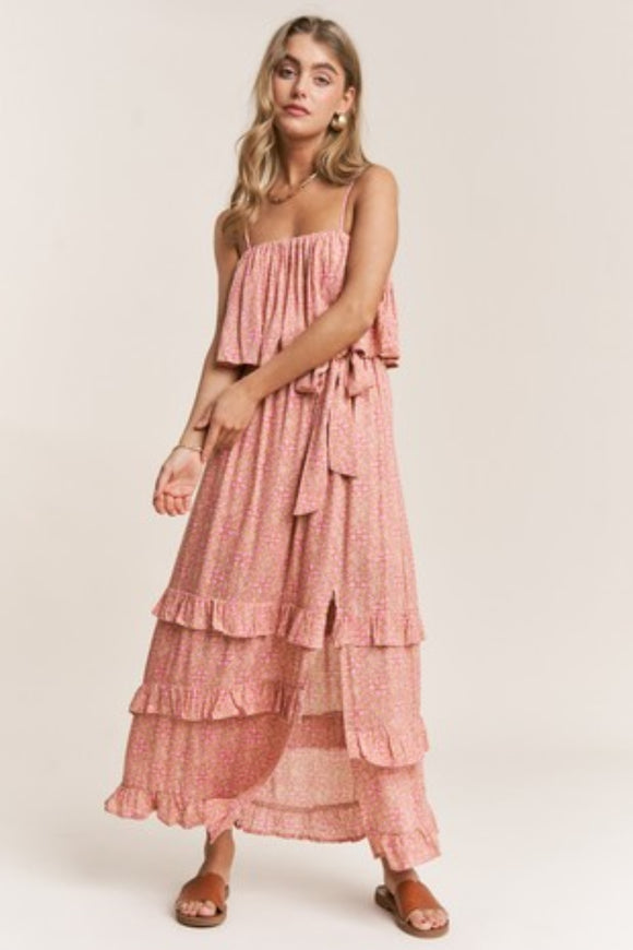 Kaia Floral Tiered Dress