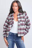 Mae Boxy-Fit Plaid Shacket