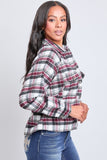 Mae Boxy-Fit Plaid Shacket