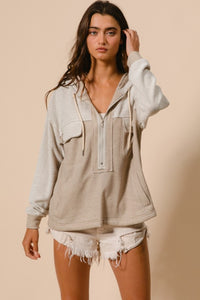 Wells French Terry Hoodie Top