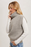 Eden Turtleneck Sleeveless Sweater